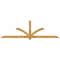 Ekena Millwork Redmond Rough Sawn Timber Gable Bracket, Western Red Cedar, 108"W x 31 1/2"H x 4"D x 4"F, 7/12 Pitch GBW108X31X0404RED00RWR - alternate 1